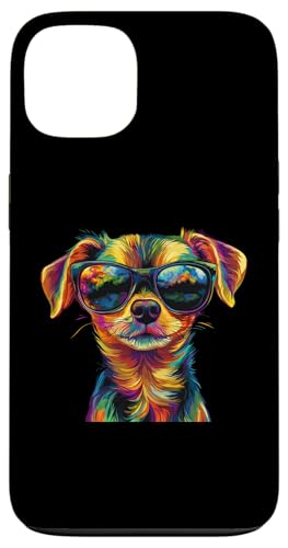 Carcasa para iPhone 13 Chiweenie Lovers Design Pop Art Gafas de sol divertidas Chiweenie