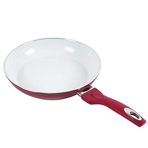 Durandal 2043937 Poêle Céramique Framboise/Rouge Diamètre 28 cm