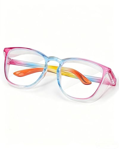 Safety Glasses Goggles for Women Girls Anti Fog Protective Eyewear Glasses | Cute Anti Blue-light Dust Scratch Eye Protection Clear ppe Stylish Women's Safety Glasses Goggles with Side Shields for Work