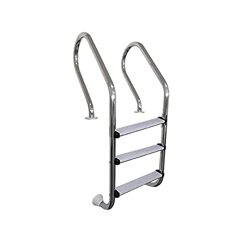 Barandilla para piscina escalera de seguridad 3 niveles acero inoxidable miniatura 1