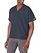 Cherokee Workwear Scrubs Unisex V-neck Tunic Top, Pewter, Large