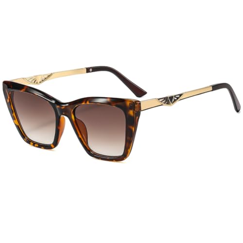 Lunettes de soleil femmes monture large bloquant l'éblouissement solaire UV400