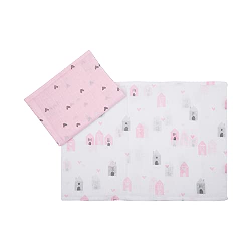 PAPI DESDE 1974 Kit De Fronha P/Travesseiro C/Furos Papi Compose Para Bebê 31Cm X 22Cm Contém 02 Un