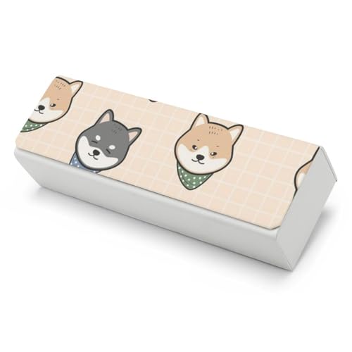 Étui à lunettes Shiba Inu - Boîtier de protection motif chien mixte