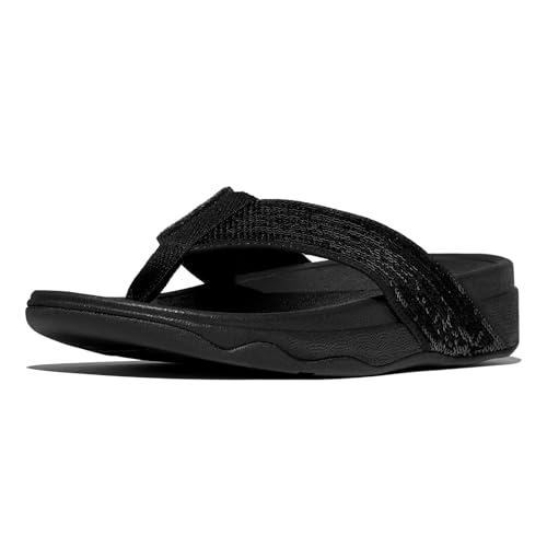 FitFlop Women's Surfa Sequin Toe-Post Sandals Wedge2