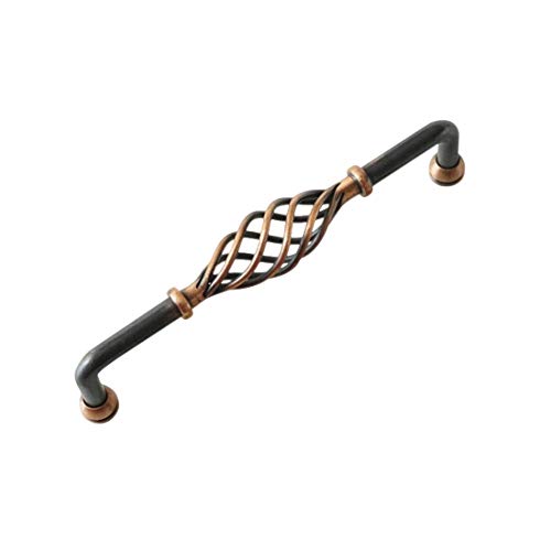 LBFEEL 5'' 6.3'' 7.55'' Birdcage Dresser Handles Cabinet Pull Handles Knob Copper Black Kitchen Door Handles Drawer Pull Handles 128 160 192 mm (6.3" Hole Centers)