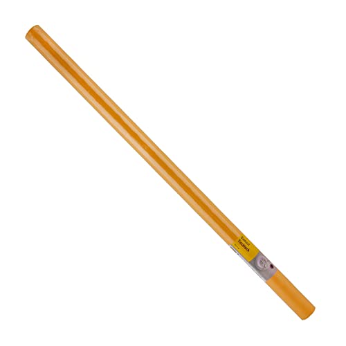 Idena 417509 - Mantel de papel en color naranja, un rollo de 100 cm x 10 m, mantel de papel lavable como decoración para fiestas, vuelta al cole y cumpleaños