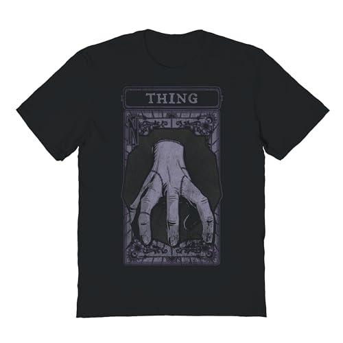 2Bhip Wednesday Thing Tarot Card T Shirt Black Crew Neck Short Sleeve