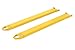 Vestil FE-5-66-P Fork Extensions, Pin Style, 66" L x 5" W (Pack of 2)