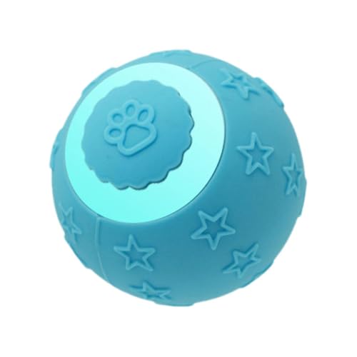 Bola interactiva para gatos recargable con dos puntas intercambiables para juego interior 2