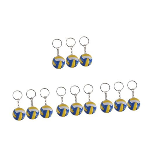 Porte clé forme de volleyball accessoire pour trousseau et souvenir de sport de balle