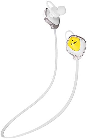 Wsound Bluetooth Headphones V4.1 Wireless Sport Stereo In-Ear Noise Cancelling Sweatproof Headset for Running with Mic White