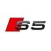 Audi 8W6071804 Schriftzug S5 Tuning Exclusive Black Edition Emblem schwarz/rot