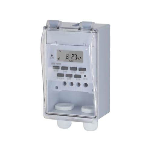 Interruptor controlado por tiempo de 220V para automatizar faros de puerta de garaje 2
