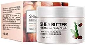 BIOAQUABody Scrub Shea Butter Almond Cucumber Strong Moisturizing Hydrating Cleaning Skin Long Lasting Nourishment Smoothing Essence (SHEA BUTTER)