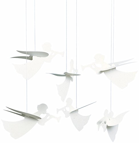 Angel Hanging Mobile - 16 Inches - High Quality Cardboard - Handmade in Denmark by Flensted