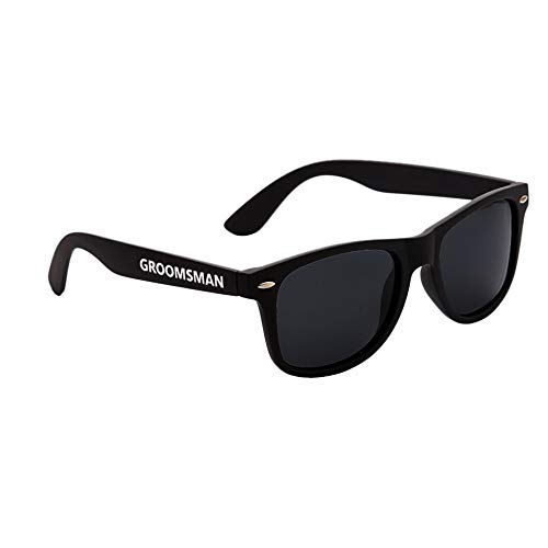 Image of LADY&HOME Bachelor Party 7pcs Wedding Sunglasses for Groom, Best Man, Groomsmen Gifts Wedding Favor