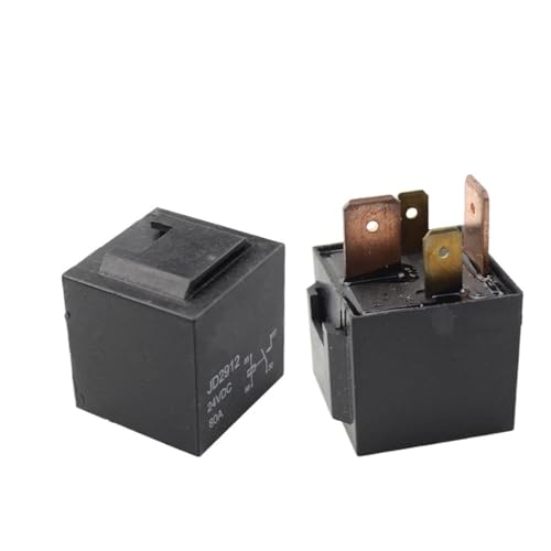 Relais 4 broches en laiton 80A avec composants haute performance pour automobile 24V