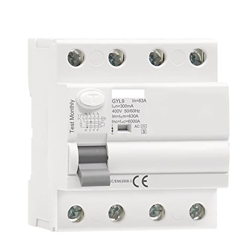 Disjoncteur différentiel Gyl9 haute fiabilité mécanique 100ma