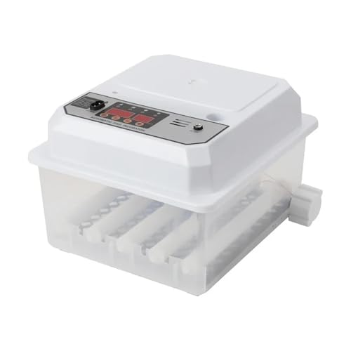 Mini incubadora de 16 huevos con cajón, reposición automática agua iónica y control temperatura Aplicaciones versátiles