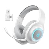 【Conexión para dos dispositivos y amplia compatibilidad】Conecta fácilmente dos dispositivos simultáneamente (por ejemplo, tu PC y tu smartphone) para alternar entre el audio de juegos y las llamadas sin desconectarse. Totalmente compatible con PC, PS4, PS5, portátiles y Switch: plug-and-play para la mayoría de los dispositivos, sin necesidad de controladores adicionales.