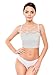 Bencailor 3 Pieces Lace Camisole Crop Top Lace Half Cami Breathable Basic Cami Spaghetti Tank Top for Women(Small,Black, White, Gray)