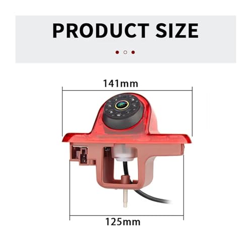 Caméra recul Opel Combo 2001-2011 AHD 1080P pour feu stop - 3