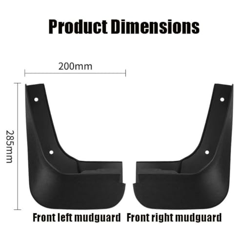 Faldones para el barro que evitan salpicaduras en Buick GL8 2011-2016 3