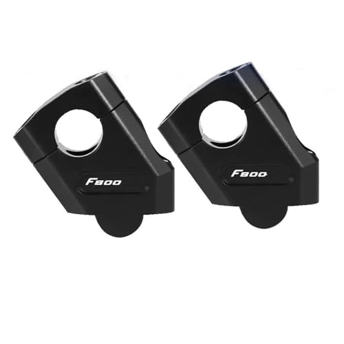 Motorrad Lenker Erhöhung Motorrad-Lenkererhöhung Für F800R F800 R F 800 R F800r Lenkererhöhungs-Klemmenadapter, Lenkererhöhungs-Montagesatz Lenkererhöhung(Schwarz,22 mm)