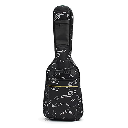 Housse pour guitare acoustique de 99, 101, 104, 104 cm – Double sangle rembourrée – Housse de transport pour guitare - Les Beatles, Paul McCartney, John Lennon, RIngo Starr, George Harrison Housse pour guitare acoustique de 99, 101, 104, 104 cm - Double sangle rembourrée - Housse de transport pour guitare