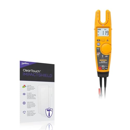 BoxWave Screen Protector Compatible with Fluke T6-600 - ClearTouch ImpactShield (2-Pack), Impenetrable Screen Protector Flexible Film