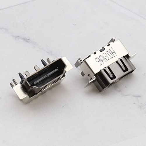 Image of SING F LTD 2PCS HDMI Port Compatible with Xbox One X Console ONLY Socket Interface Jack Plug Connector Display Port Component Replacement Parts Accessories