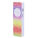 Bewinner Lettore MP3, Scolastico per Bambini Lettore Musicale Portatile Altoparlante Integrato Supporta Fino a 64 GB per la Corsa in Viaggio d'Affari(C)