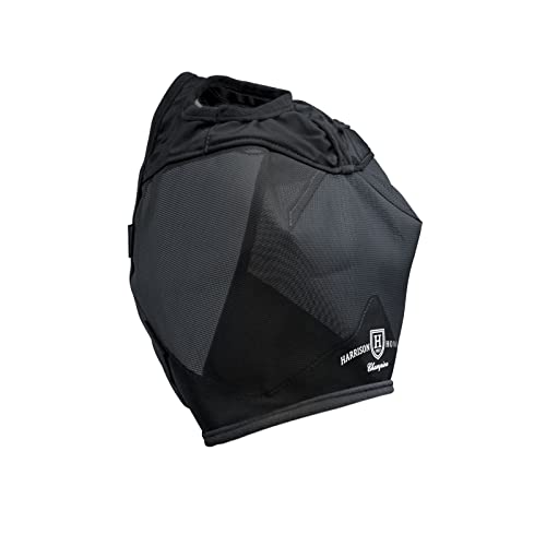Harrison Howard Horse Fly Mask Standard Black Horse Large #TOP4