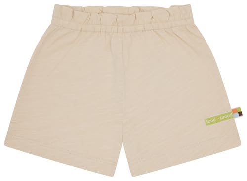 Bermudas para niñas loud + proud de alta calidad en Slub Jersey de algodón orgánico GOTS