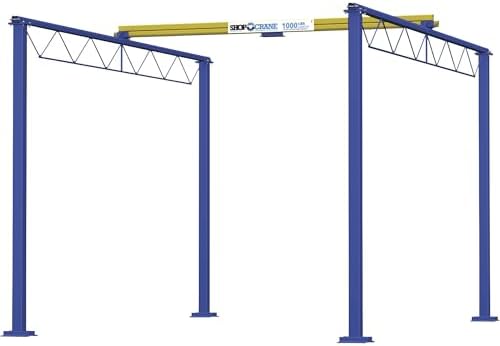 Gorbel 1000-Lb. Shop Crane - 10ft.L x 15ft.W x 12ft.H, Model Number SC1000-10-15-12