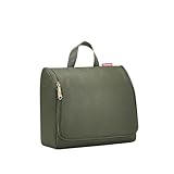 reisenthel toiletbag XL Forest Gold - praktischer Kulturbeutel mit Haken, wasserabweisendes Material