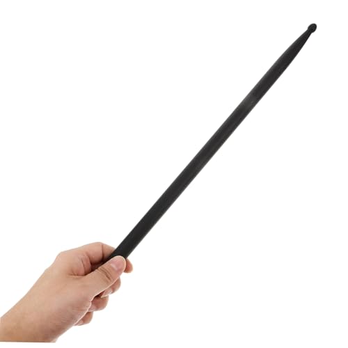 Baquetas de fibra de carbono 4pcs negras ligeras para batería miniatura 3