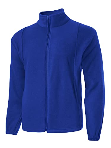 Hat and Beyond Men's Winter Microfleece Wilderness Outdoors Jacket with Side Pockets2