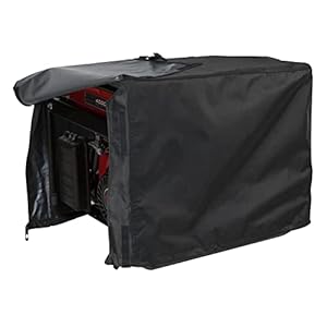 Wasserdichte Generator Abdeckung, 210D Oxford Polyester Generatorabdeckung Staubdichte, 89x66x71cm, Elektrische Generatoren Schutzabdeckung, für Garten Terrasse im Freien(Schwarz)
