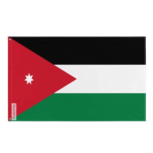 Drapeau de la Jordanie Pixelforma en polyester résistant toutes tailles