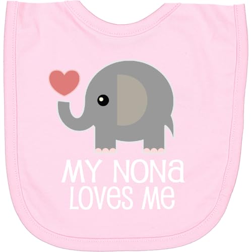inktastic My Nona Loves Me Grandchild Newborn Bib