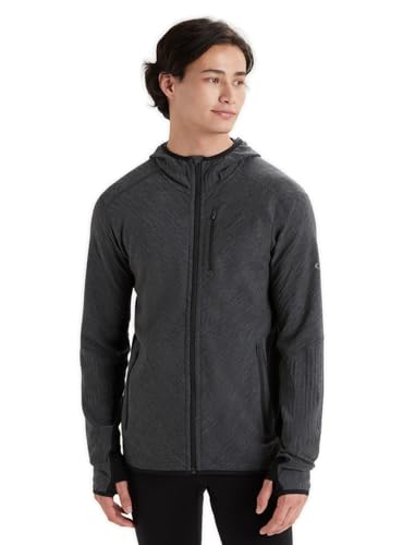 icebreaker Men's Descender Ls Zip Hood