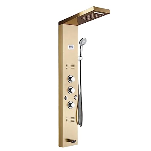 Ensemble de pare-douche à effet pluie avec écran LED connecté - 2