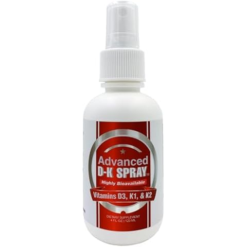 CCL Vitamin D with K2 Spray - Advanced Vitamin D3 Liquid Spray Supplement with K1, Vitamin E - Instant Faster Absorption Into Bloodstream - Vegan, Gluten Free (4 oz- 120 Servings) Cover