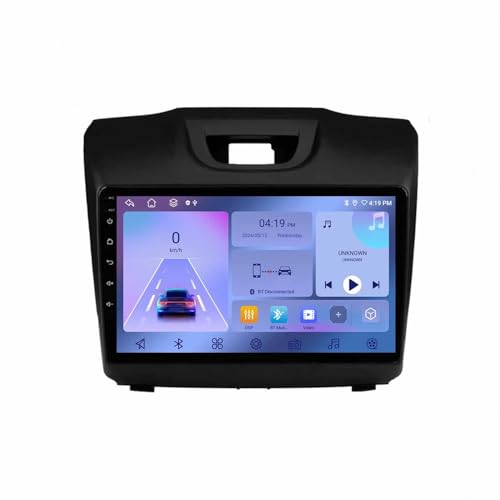 Radio Coche 2 DIN Bluetooth con pantalla táctil HD y Carplay para Isuzu DMAX