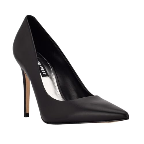 Image of Nine West Fresh Pointy Toe Pumps, 10.5, Black Leather