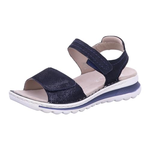 ara Damen Tampa Sandale, Blue 12 47207 02, 39 EU