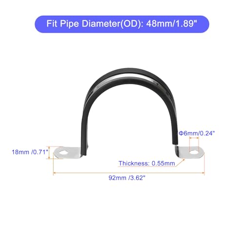 MACHSWON 22Pcs 48mm(1-7/8") Cable Clamp - Image 2