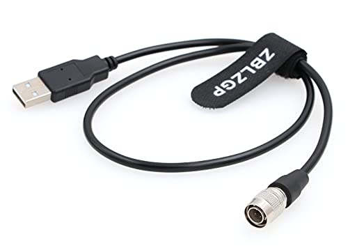 ZBLZGP USB auf 4-poligen Hirose Stecker Stromkabel für Zoom F4 F8 Soundgeräte 633 644 688 Recorder
